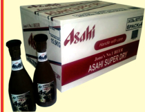 Asahi Beer. The things you do when you owe someone a beer. Even the box is chocolate!