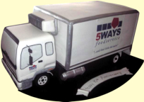 5 Ways Truck. Very cool use of our Edible Shaped Stickers