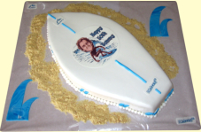 Surf Board Cake - What a great concept